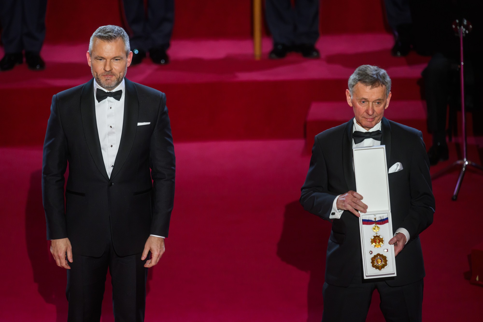 Prezident Peter Pellegrini a ekonóm Juraj Sipko.