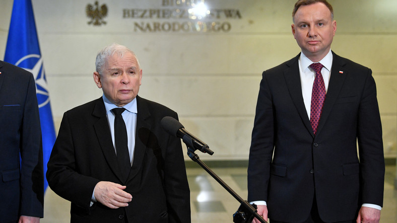 Jarosław Kaczyński i Andrzej Duda