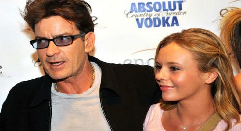 Charlie Sheen with ex, Bree Olsen