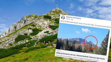 Giewont bez krzyża? Ekspert tłumaczy tajemnicze zjawisko