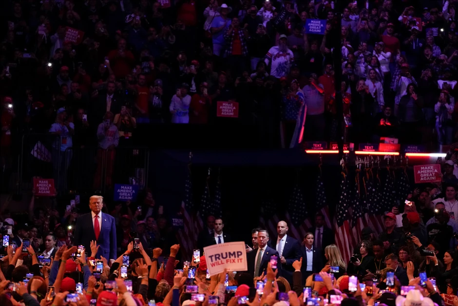 Donald Tramp u Medison Skver Gardenu 27. oktobra