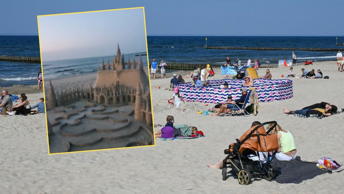 Niezwykły widok na plaży w Kołobrzegu. Wkrótce może zniknąć