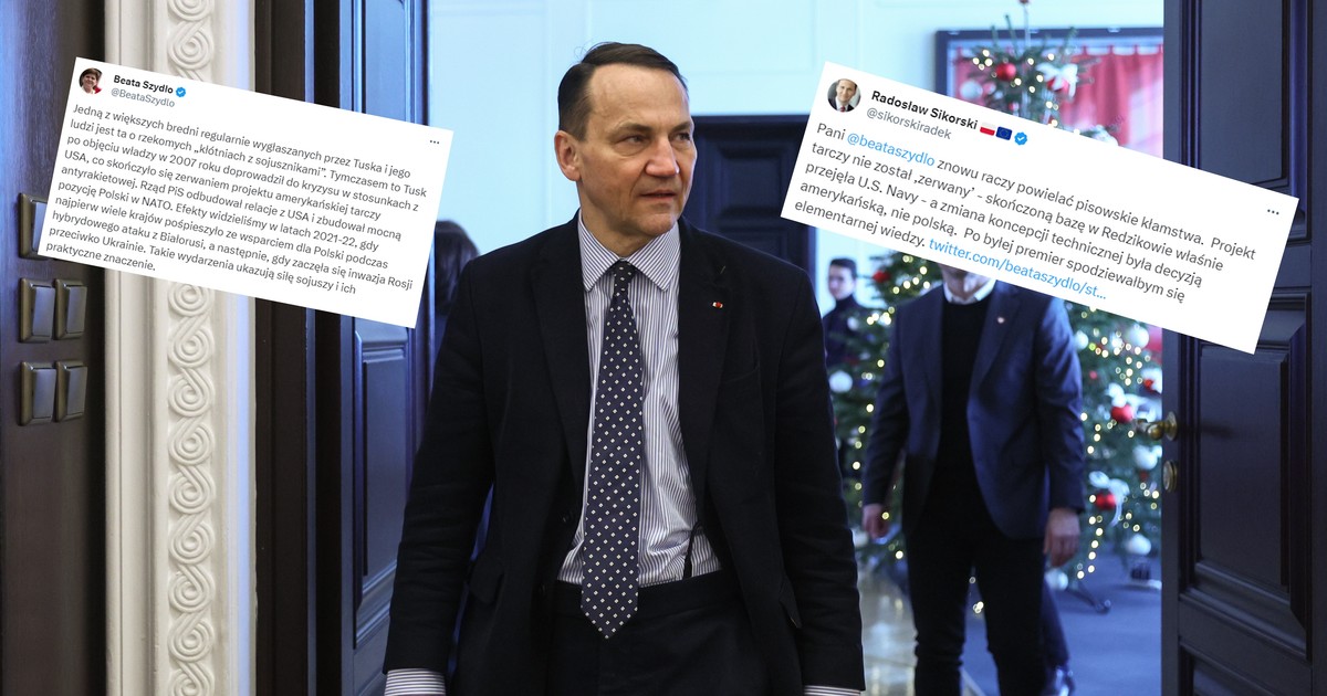 Radosław Sikorski odpowiada Beacie Szydło. Chodzi o tarczę ...