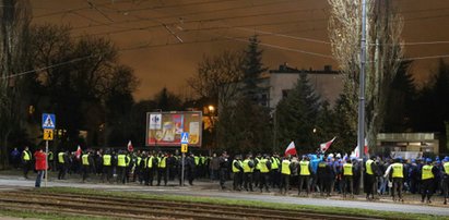 Demonstracja pod domem Kaczyńskiego. Było gorąco!