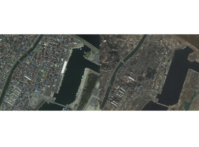 Rejon portu Yuriagi w pobliżu prefektury Miyagi