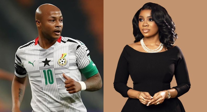 Dede Ayew and Serwaa Amihere