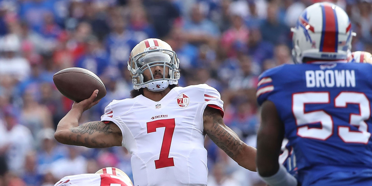 Colin Kaepernick's first touchdown in a year was a 53-yard beauty