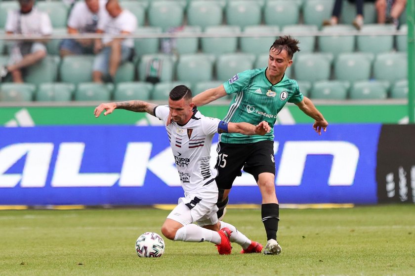 Pilka nozna. PKO Ekstraklasa. Legia Warszawa - Pogon Szczecin. 19.07.2020