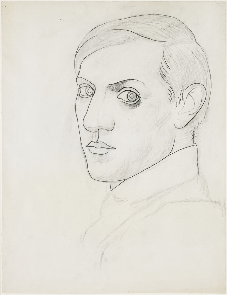 Pablo Picasso, "Self-portrait" (1918)