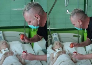 Milan Milošević sa majkom