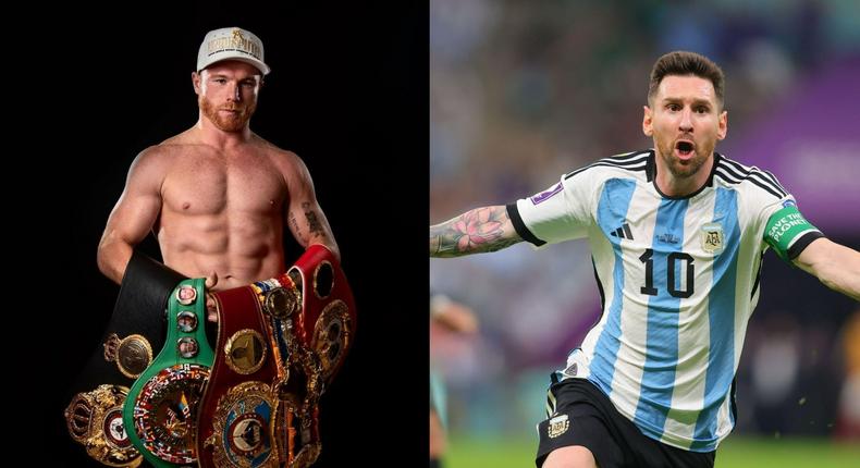 Aguero defends Messi after threat from Canelo