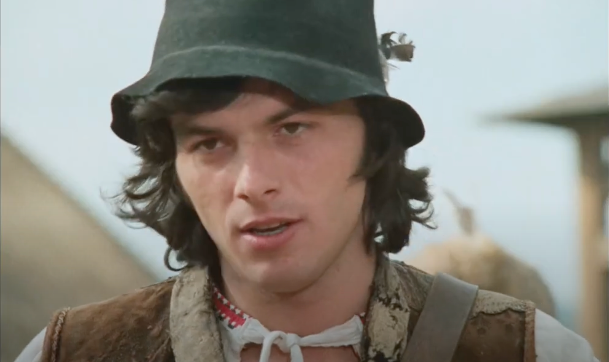 Český herec Pavel Trávníček vo filme Sebechlebskí hudci.