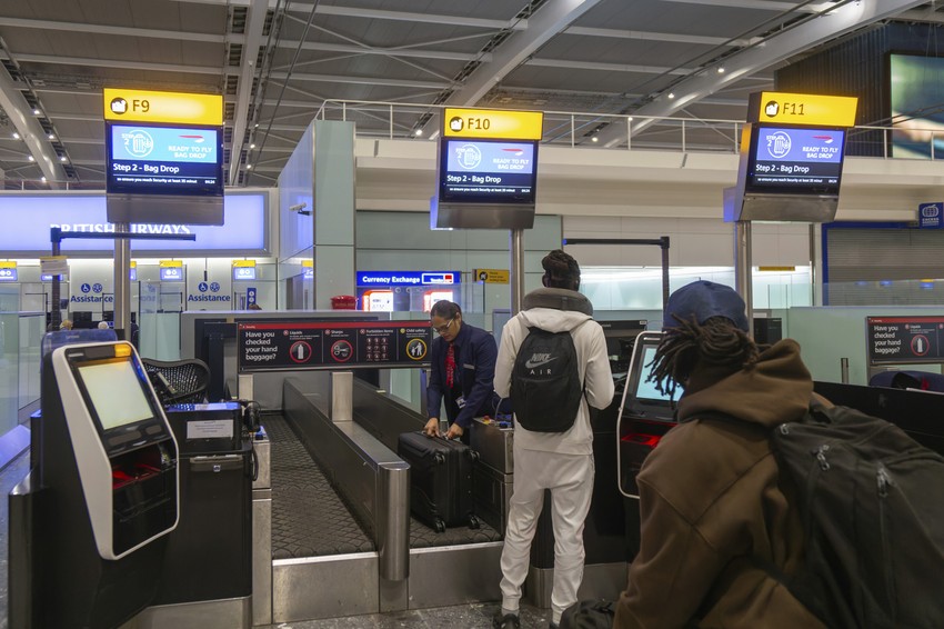 Aerodrom Hitrou u Londonu, ilustracija