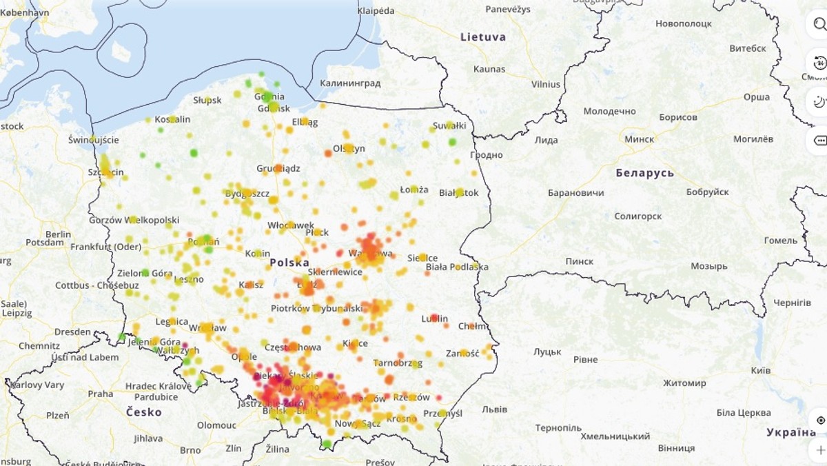 Smog w Polsce - 9 listopada. Stan, jakość i zanieczyszczenie powietrza