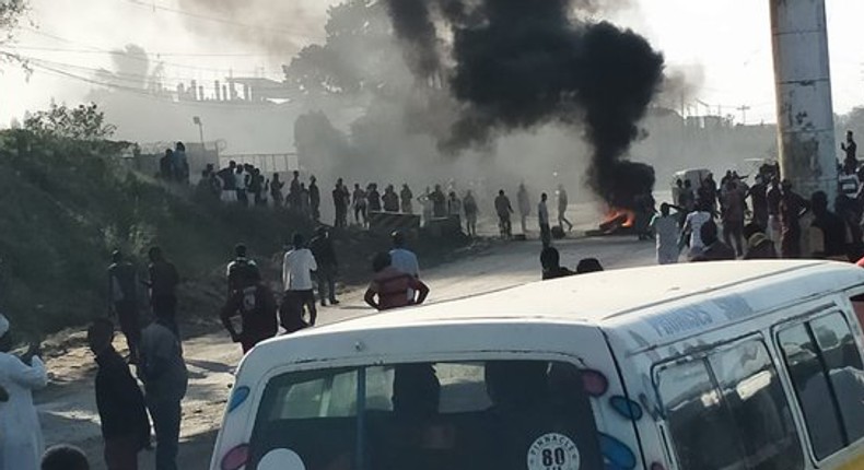 Mombasa residents stage protests