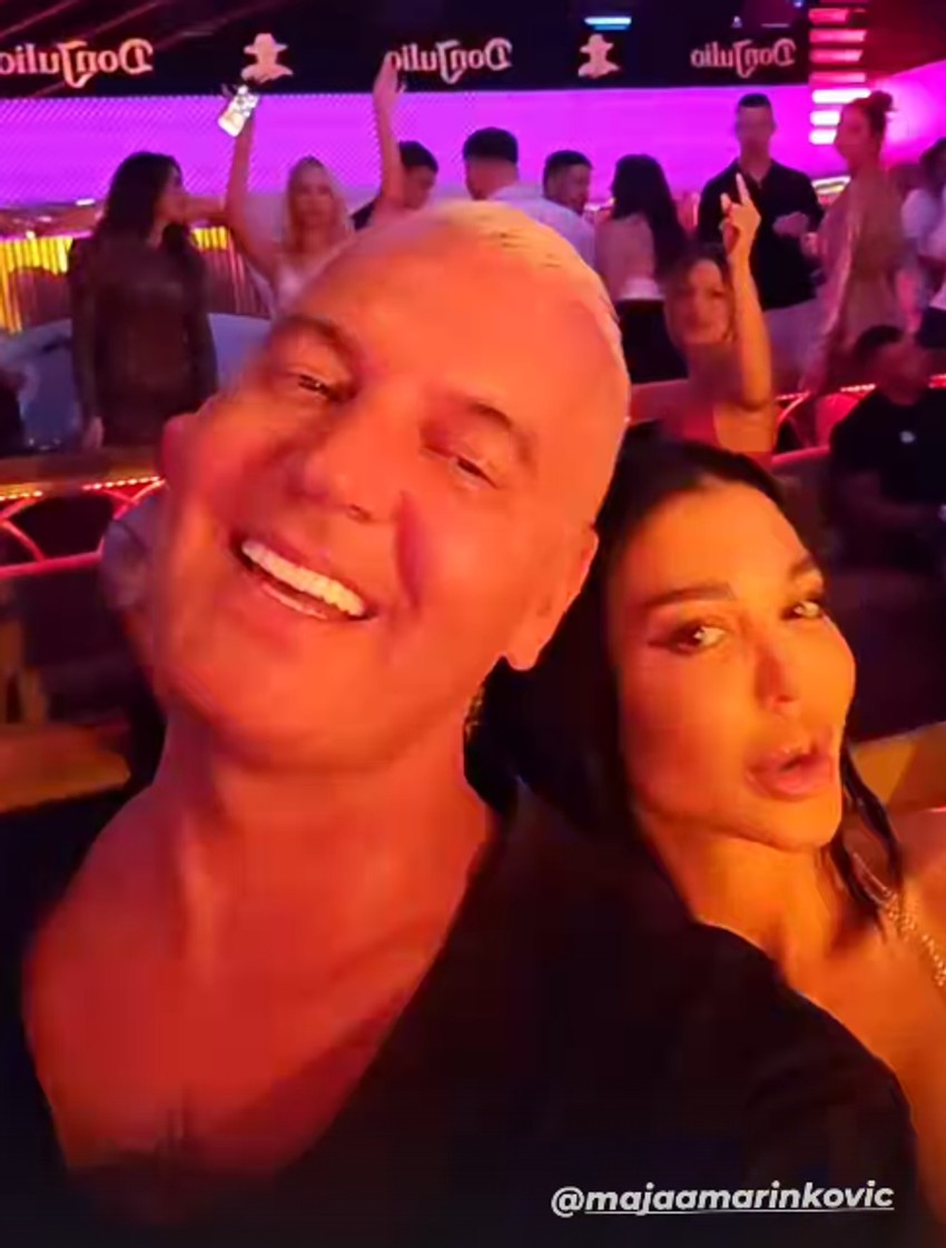 Maja Marinković i Milan Milošević u provodu