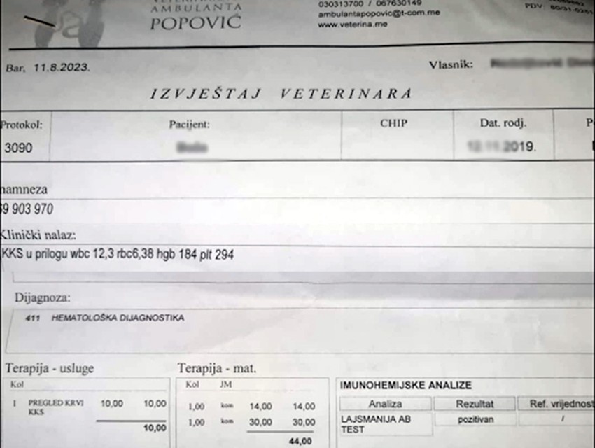 Psi našeg sagovornika su zaraženi