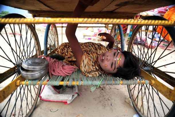 Daily Life in Allahabad, India