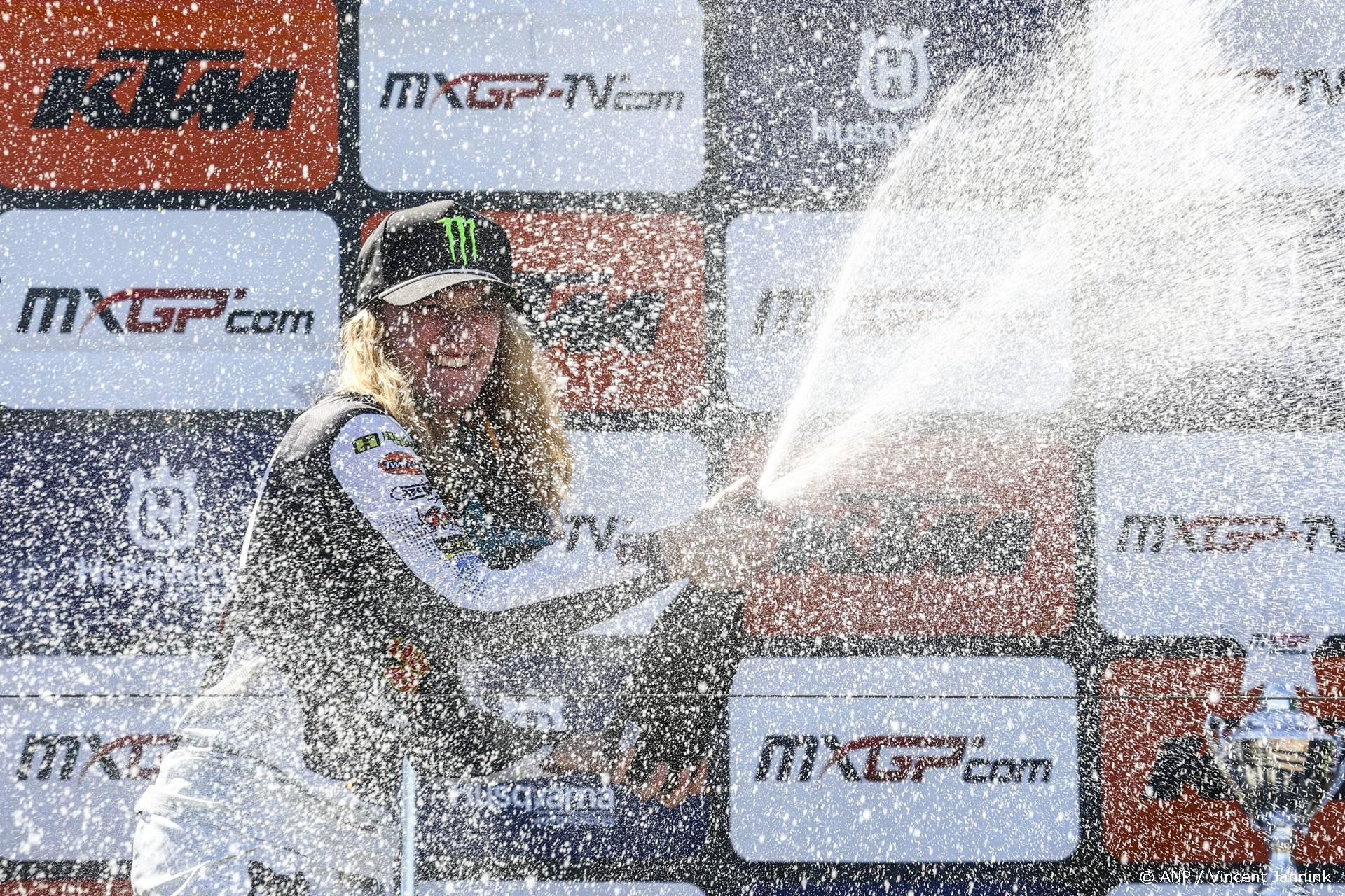 Van Drunen (18) opnieuw wereldkampioene motorcross vrouwen