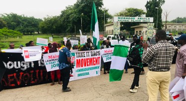 Follow live updates of nationwide #EndBadGovernance protests in Nigeria