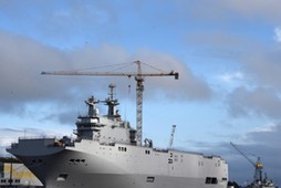 FRANCE MISTRAL HELICOPTER CARRIER