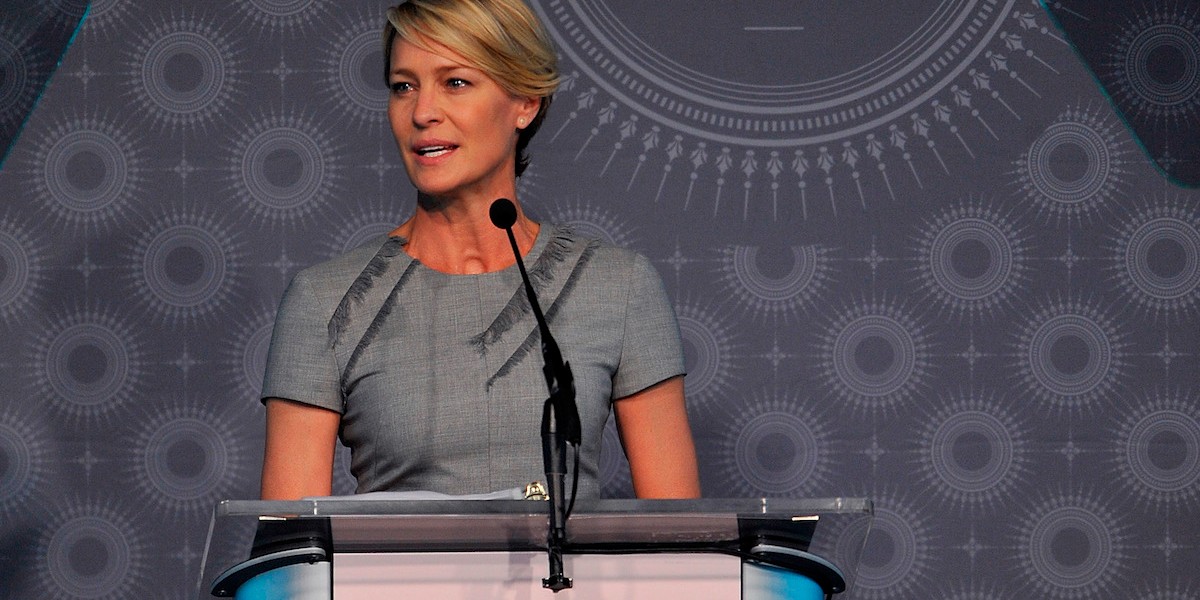 Robin Wright at the 2015 More Impact Awards.