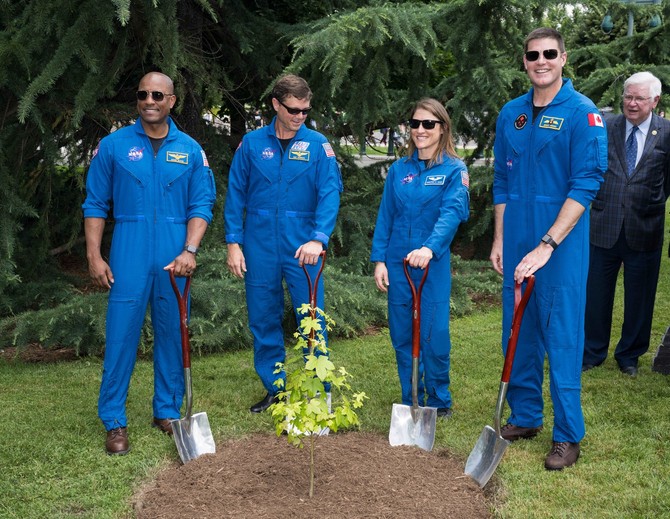Astronauti iz misije Artemis 2024. godine su takođe posadili svoje svemirsko drvo