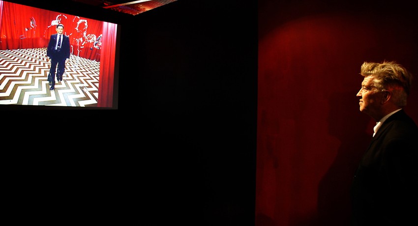 Dejvid Linč na izložbi svojih fotografija u Katovicama 2009.