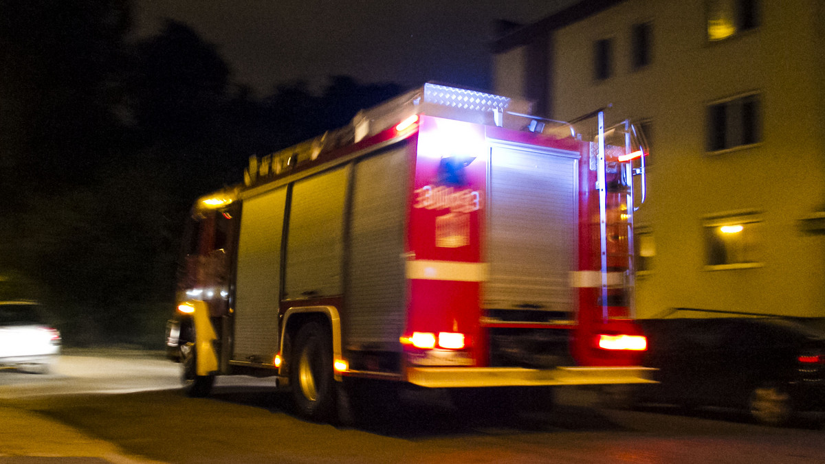 Lublin: Pożar przy ul. Nowy Świat. Nie żyje jedna osoba