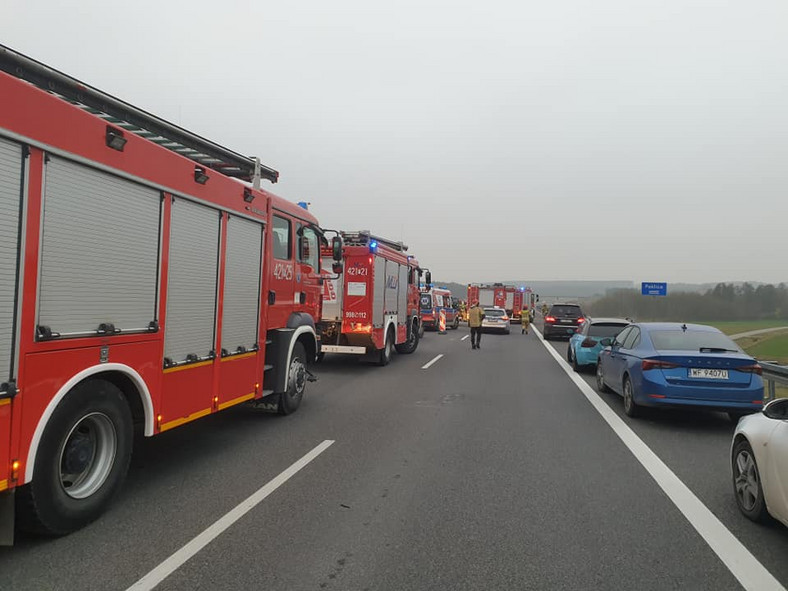 Wypadek śmiertelny na remontowanym odcinku drogi S3