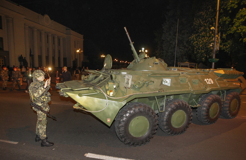 W nocnych ćwiczeniach oddziałów wojskowych wzięli udział funkcjonariusze ukraińskiego Biura Ochrony Rządu oraz innych jednostek, w tym podległych Ministerstwu Obrony.