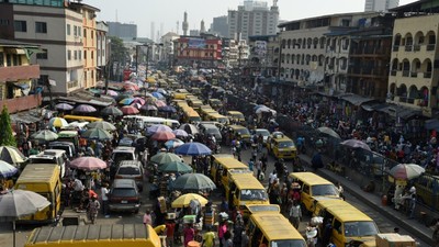 The annual inflation rate in Nigeria rose for the fourth month to a near 18-year high of 22.41% in May 2023, up from 22.22% in the prior month and matching market estimates. [Photo: Lagos City, Nigeria]