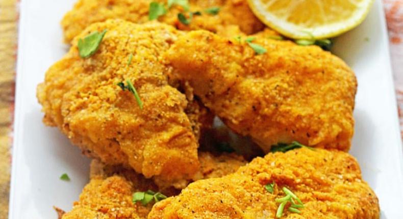 Spicy oven fried catfish (grandbaby-cakes.com)