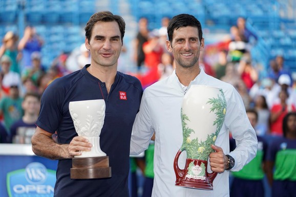 Rodžer Federer i Novak Đoković