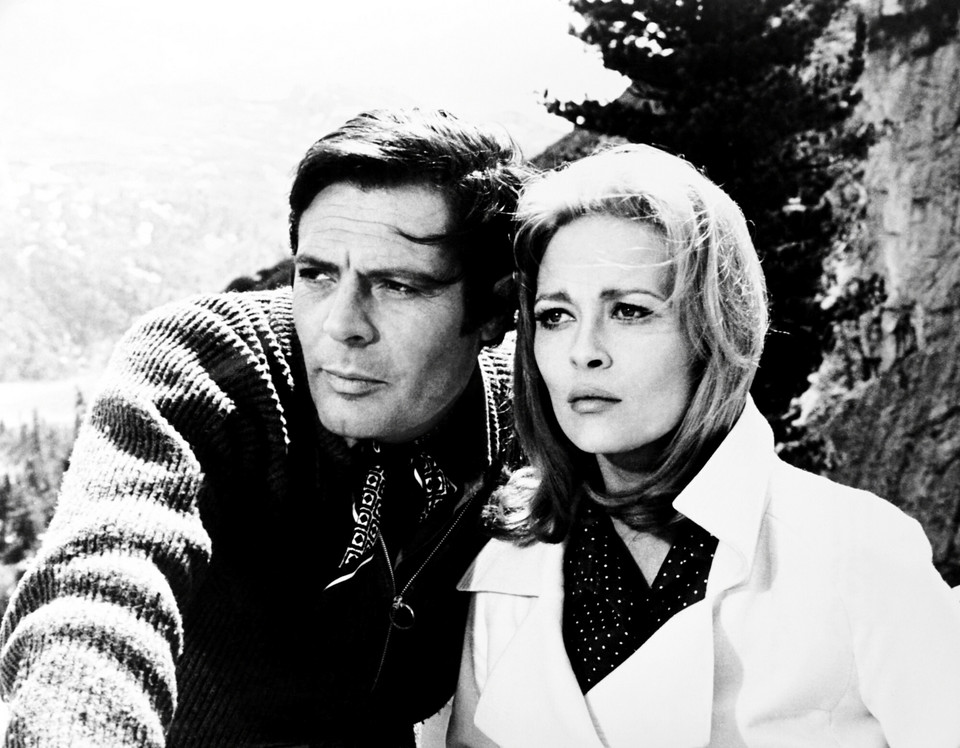 Marcello Mastroianni i Faye Dunaway w filmie "Kochankowie" (1968)