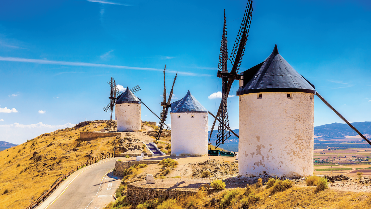 Wiatraki Don Kichota - Consuegra, prowincja Toledo