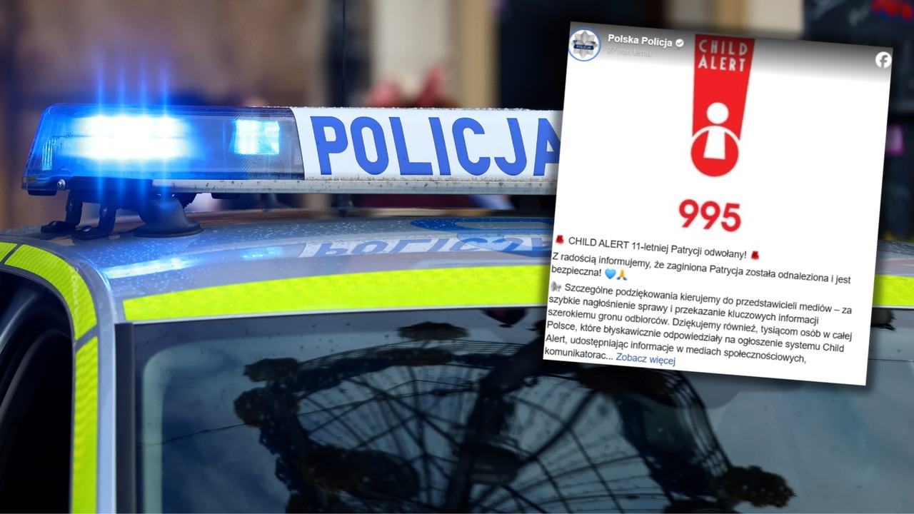 Child Alert odwołany. Policja przekazała specjalne podziękowania