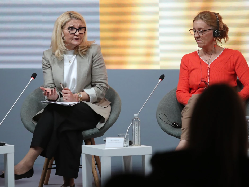 Tatjana Miščević i Fransoaz Žakob