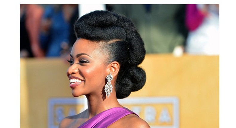 Natural hair can be done in different styles