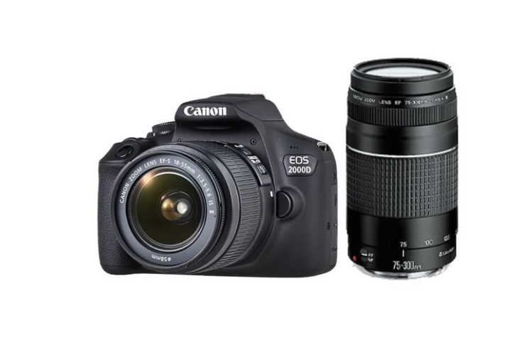 Canon EOS 2000D +18-55 + 75-300