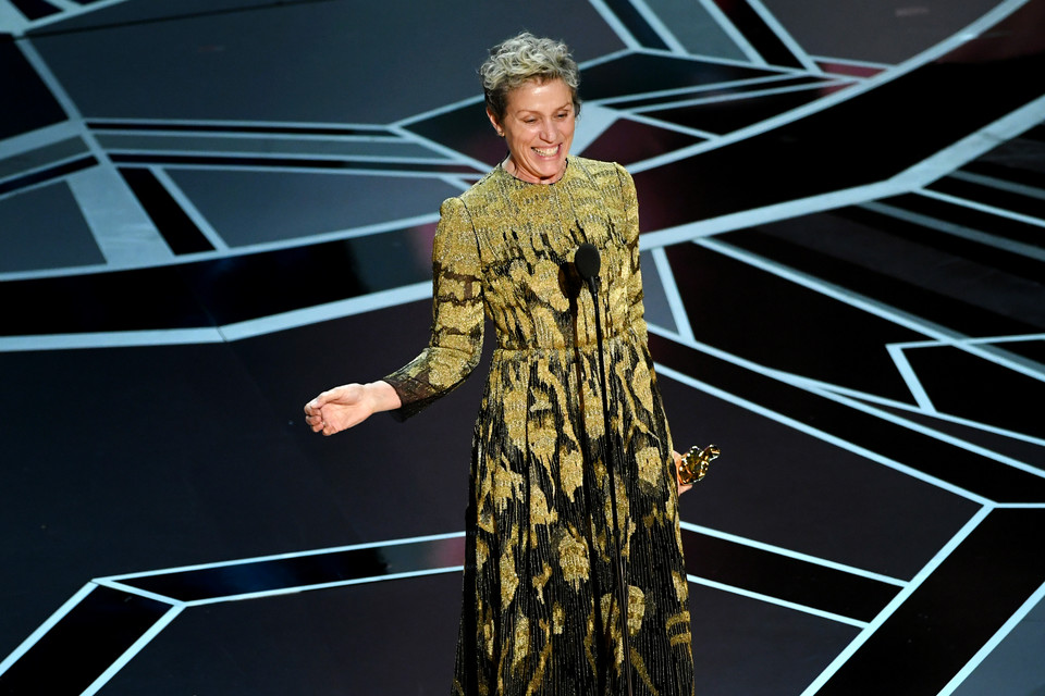 Oscary 2018 - najlepsza aktorka: Frances McDormand za film "Trzy billboardy za Ebbing, Missouri"