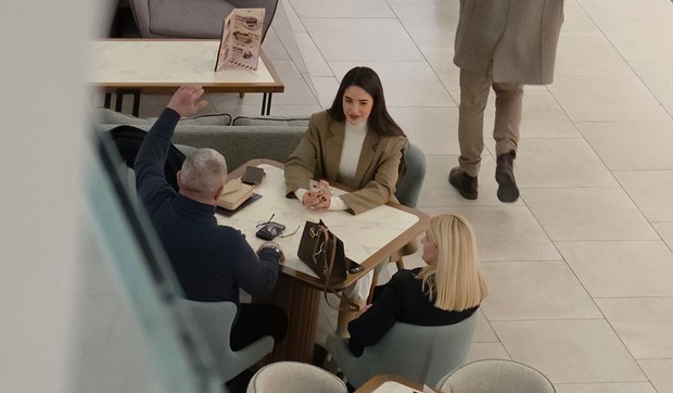 Anđela Đuričić sa roditeljima