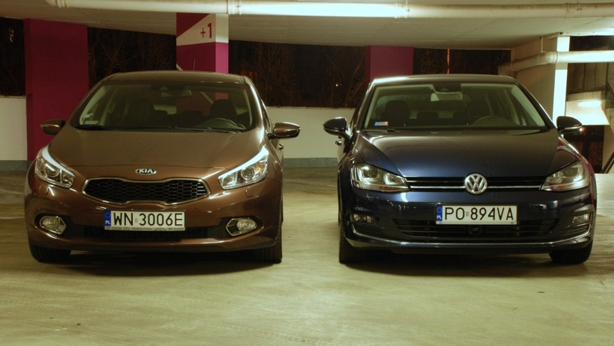 Kia cee'd kontra volkswagen golf