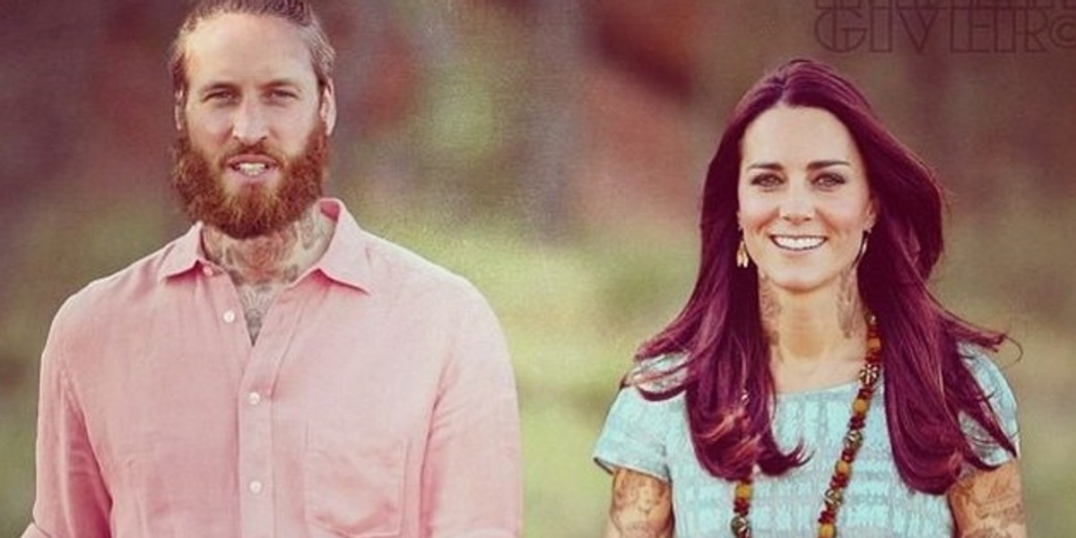 Hipsterska Kate i William