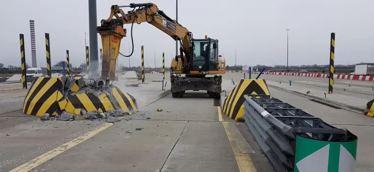 Usunięto bramki na autostradzie A2 pod Warszawą