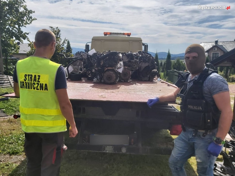 Policja odzyskała kradzione części