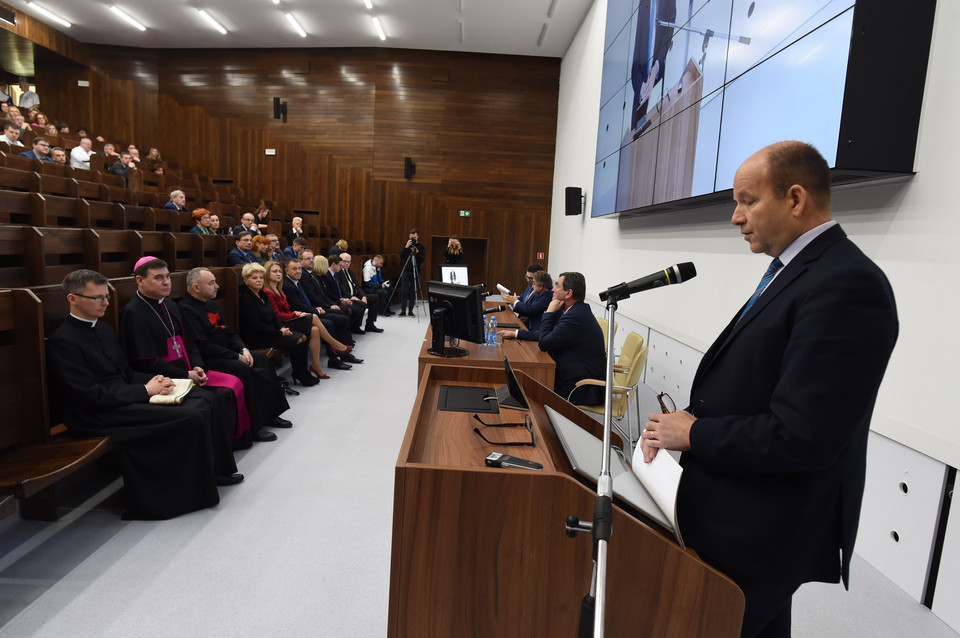 ŁÓDŹ OTWARCIE KLINIKI PROKREACYJNEJ W ICZMP (Konstanty Radziwiłł)