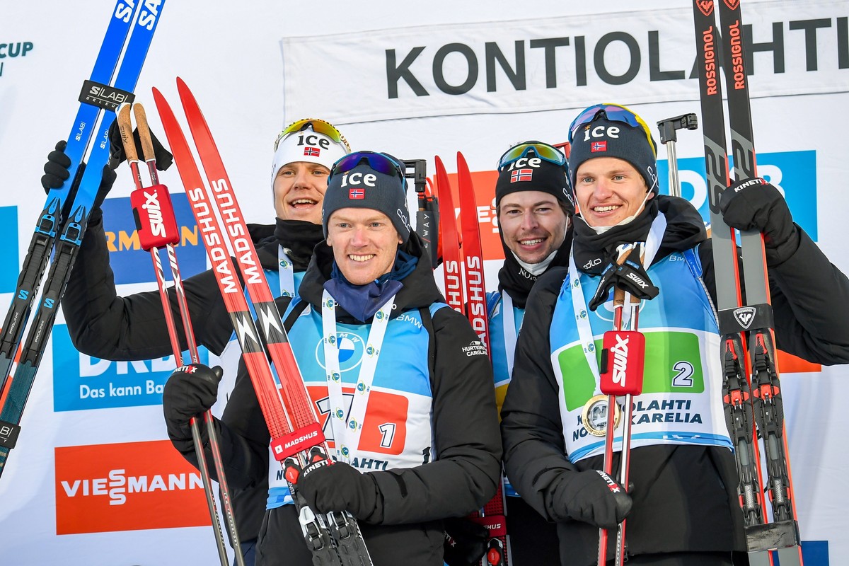 Sivert Guttorm Bakken, Filip Fjeld Andersen, Sturla Holm Laegreid i Vetle Sjaastad Christiansen