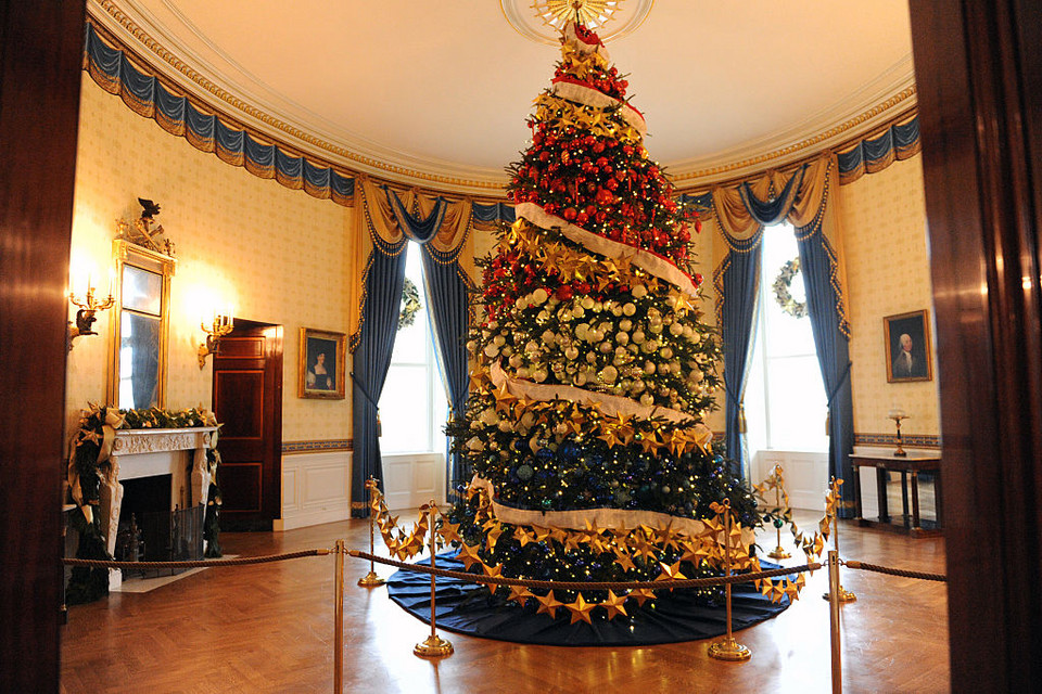 Świąteczne dekoracje w Białym Domu w 2015 r.