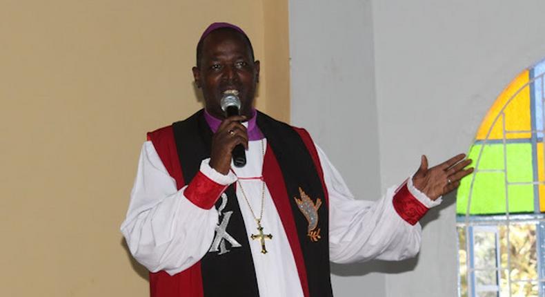 Anglican Church of Kenya (ACK) Archbishop Jackson Ole Sapit during a past church service